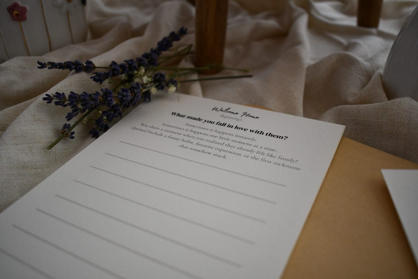 Little Paws keepsake box and reflection cards.